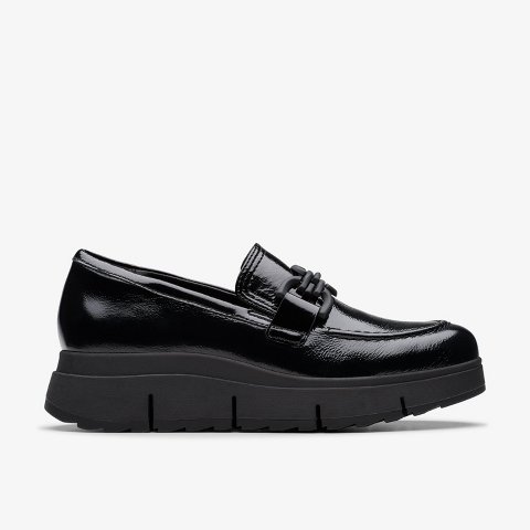 Обувь Clarks Womens Loriini Izzy Black Patent Shoes 9 Medium
