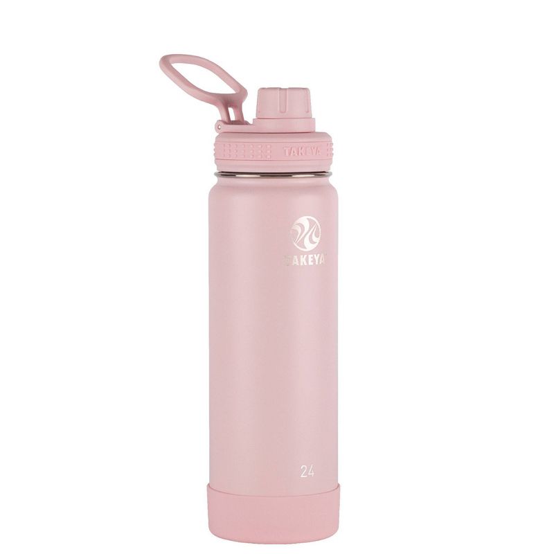Takeya 24oz Actives Insulated Stainless Steel Water Bottle with Spout Lid, 1 of 12