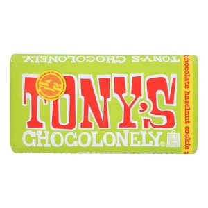 Tony's Chocolonely - Bar - Milk Chocolate Hazelnut Cookie - Case of 15 - 6.35 oz - 1 of 1