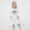 The Juniper Shop Holly Leaves Coquette Baby Romper - 2 of 3
