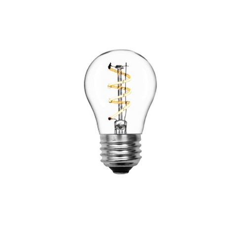 Ge 3w 25w Equivalent Led Light Bulb Clear Glass Warm Light :