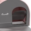 LunaLulinlk Pink Cat Litter Box with Lid with Scoop and Filter - 4 of 4
