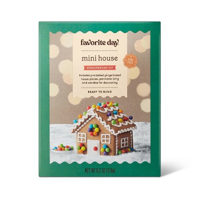 Holiday Mini House Gingerbread House Kit - 6.2oz - Favorite Day™