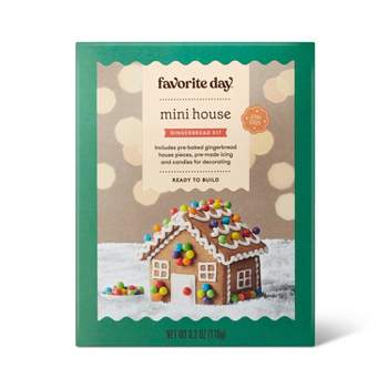 Holiday Mini House Gingerbread House Kit - 6.2oz - Favorite Day™