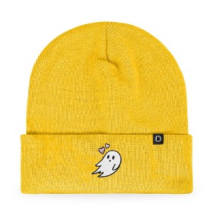 Dalix Heartly Ghost Embroidered Beanie Hat Knit Cap Cold Weather Womens - 1 of 4