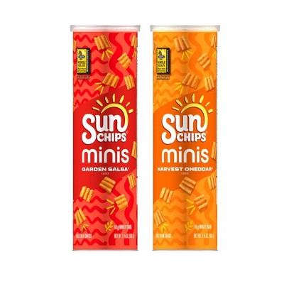 SunChips Minis 2-Flavor Variety Pack – Harvest Cheddar & Garden Salsa