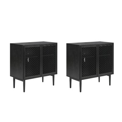 Elena 32"Tall 2-Door Accent Cabinet  Set of 2 | ARTFUL LIVING DESIGN