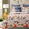 Barefoot Bungalow Willow Reversible Multicolor Quilt & Pillow Sham Set - 3 of 4