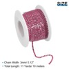 Unique Bargains Bags Clothing Decoration Crystal Rhinestone Sew on Close Claw Chain Trim - 2 of 4