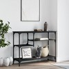 vidaXL Console Table with Shelves Behind Sofa Entry Desk Living Room Furniture - 3 of 4