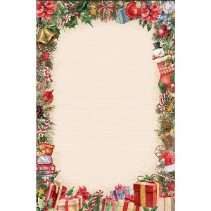 Fulvari Christmas Gift Print Non-Slip Rubber Backing Indoor Area Rug Holiday Home Decor for Living Room Bedroom Bathroom - 1 of 4