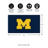 Evergreen Full Color PVC Mat, 16" x 28", University Of Michigan Indoor and Outdoor Home Decor - 3 of 4