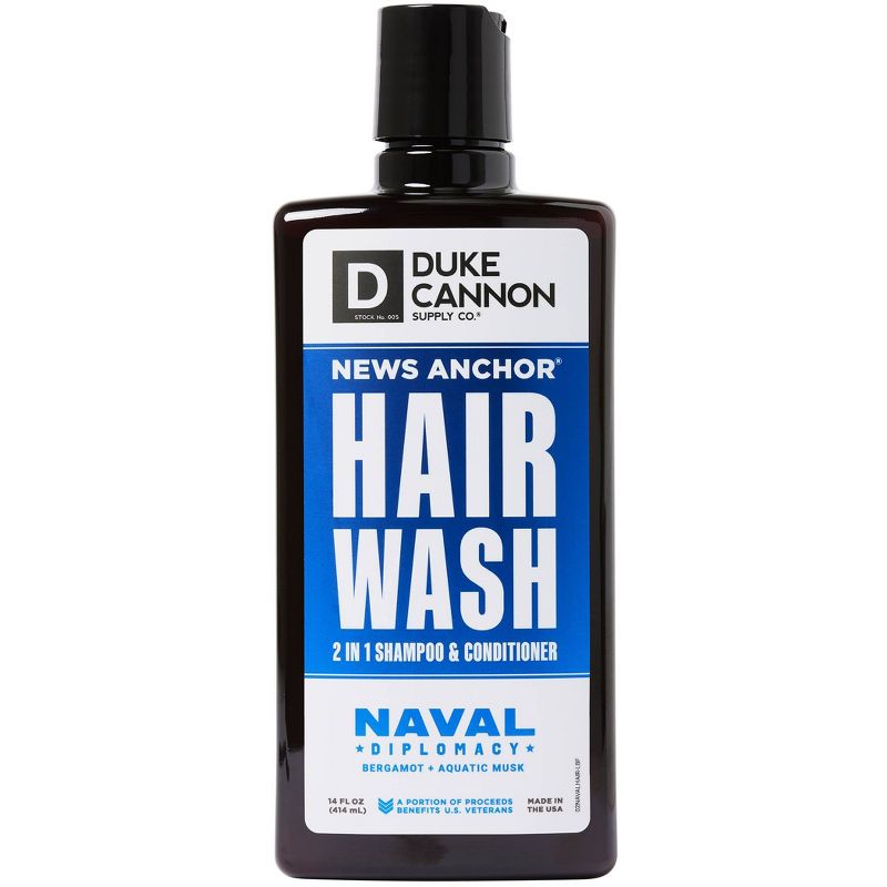 Duke Cannon Supply Co. Naval Diplomacy Sulfate Free 2-in-1 Hair Wash - 14 fl oz, 1 of 9