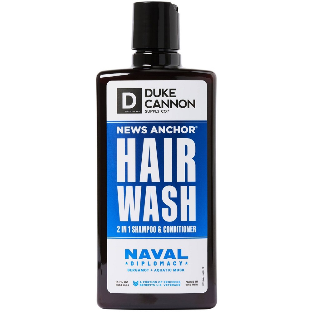 Photos - Hair Product Duke Cannon Supply Co. Naval Diplomacy Sulfate Free 2-in-1 Hair Wash - 14