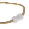 Unique Bargains Magnetic Buckle Medium Faux Pearl Curtain Strap Polyester Rare Earth Magnet 2 Pcs - 3 of 4