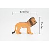 African Lion, Male, King of the African savanna, Museum Quality, Hand Painted, Plastic Animal, Realistic, Model, Toy, 4 1/2 Inches.  CWG191 BB44 - 2 of 4