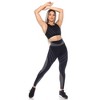 Women's Cut Out Back Mesh Sports Bra & Leggings Set - White Mark - 2 of 4