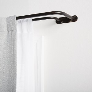 EXCLUSIVE HOME Fetter Wrap Around Double Curtain Rod - 1 of 2