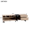 LIVAREEmlenModern TV Stand for 80'' TV with Double Storage Space, Media Console Table, Entertainment Center with Drop Down Door - 2 of 4