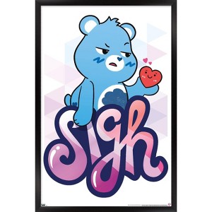 Trends International Care Bears: Unlock The Magic - Sigh Framed Wall Poster Prints - 1 of 4