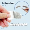 4E's Novelty Fake Gray Stick-on Mustache & Eyebrows - Old Man Costume For Boys, 100th Day of School Costume Accessories - 3 of 4