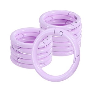 Unique Bargains Metal Spring O Rings Zinc Alloy Durable Multipurpose Lightweight Buckle - 1 of 4
