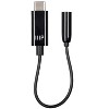 Monoprice Usb-c To 3.5mm Audio Auxiliary Adapter - Black Ideal For  Smartphones, Androids, Lg, Htc : Target