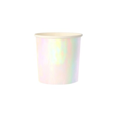 Meri Meri Iridescent Tumbler Cups