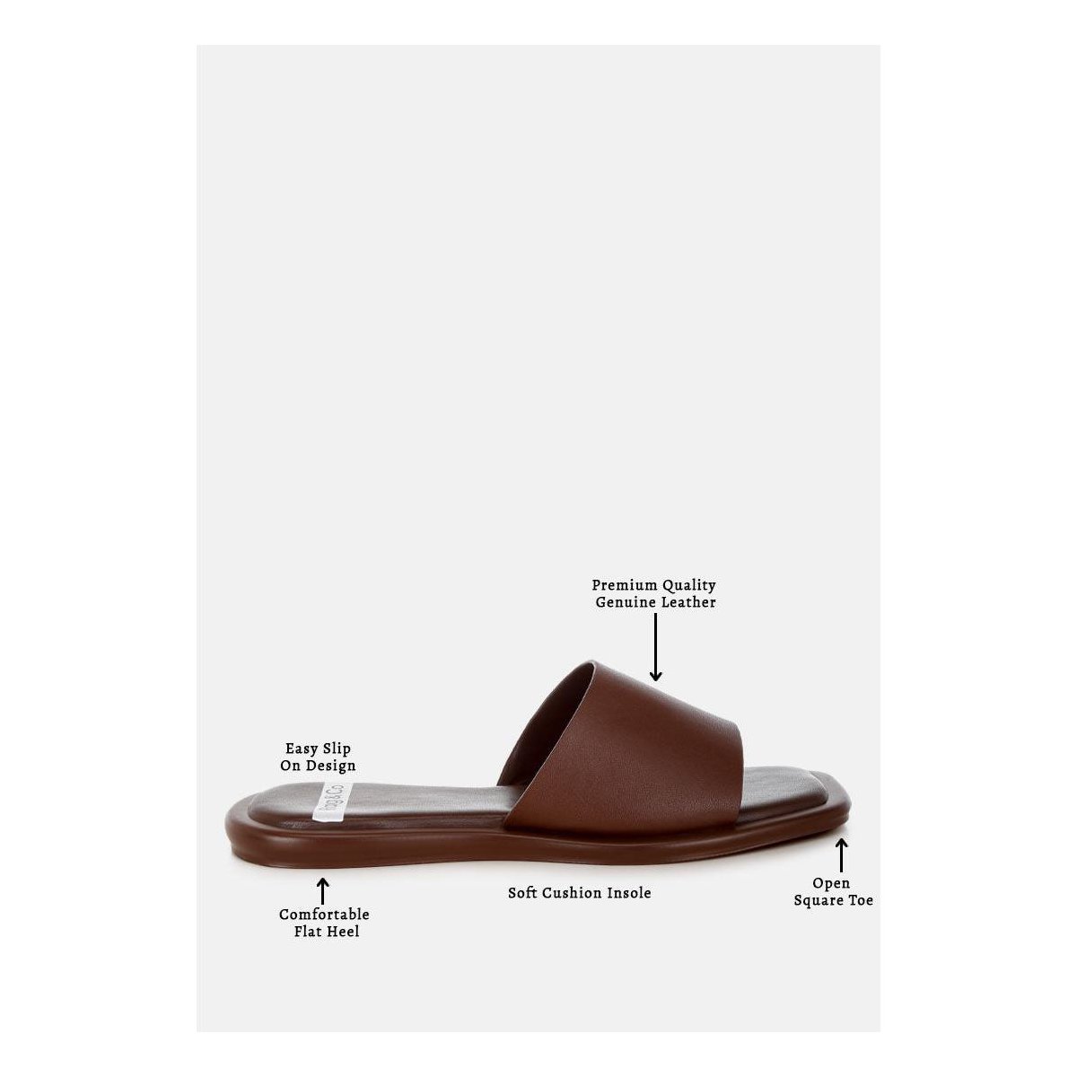 Обувь Rag & Co Womens Winona Comfortable Square Toe Flats 8 — фото 6