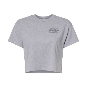 Women's - Star Wars - Storm Trooper Group Cropped Graphic T-Shirt - 1 of 4