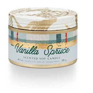 Storied Home Tried & True Vanilla Spruce Small Tin Candle - 1 of 1