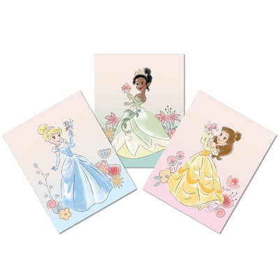 Image of Disney Baby by Lambs & Ivy Disney Princesses Unframed Wall Art