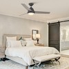 Parrot Uncle 52" Modern Black Integrated LED Ceiling Fan with Light and Wall Control - 3 of 4