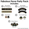 Big Dot of Happiness Mardi Gras - Masquerade Party Favors and Cupcake Kit - Fabulous Favor Party Pack - 100 Pieces - 2 of 4