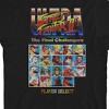 Street Fighter Classic Street Fighter II Player Select Crew Neck Short Sleeve Boy's Black T-shirt - 4 of 4