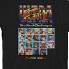 Street Fighter Classic Street Fighter II Player Select Crew Neck Short Sleeve Boy's Black T-shirt - image 4 of 4