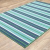 Oriental Weavers Meridian 3'7" x 5'6" Machine Woven Rug in Blue - 4 of 4