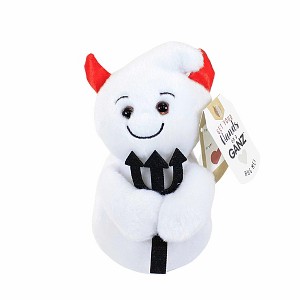 Ganz 7.25 In Spooky Ghost Bat Wings Smiling Plush Figurines - 1 of 3