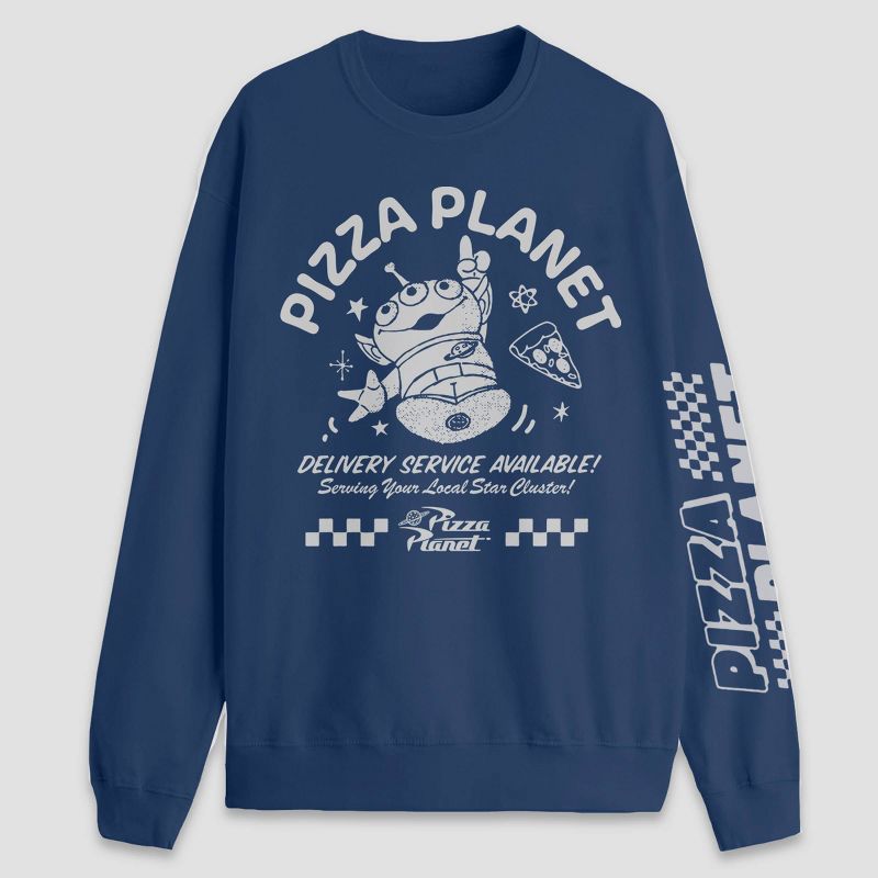 Men's Toy Story Pizza Planet Graphic Long Sleeve Tee, 1 of 7