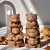 JDICTION Cylinder Bear Animal Silicone Mold for Resin Casting Candle Making Home Decor Wave Spiral DIY Crafts - 4 of 4