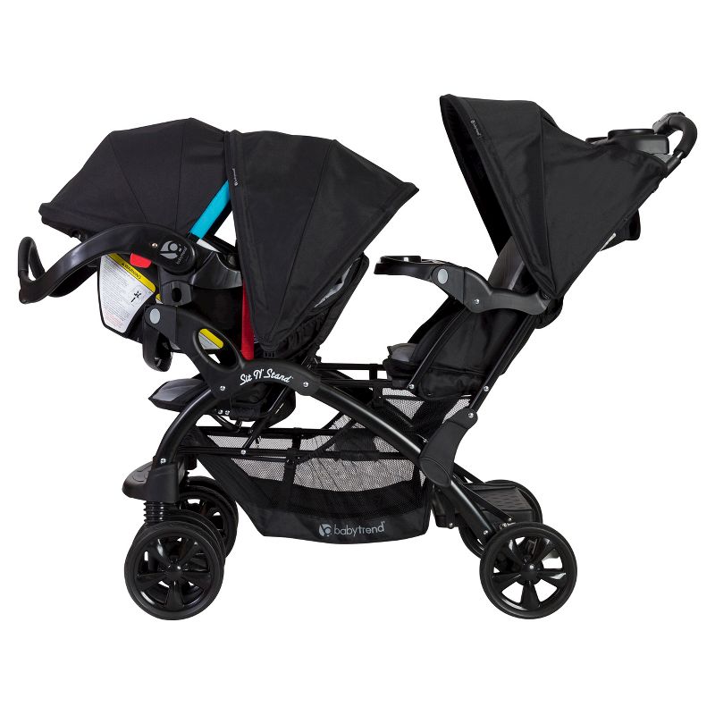 Baby Trend Sit N&#39; Stand Double Stroller - Moonstruck, 3 of 15