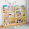 PDTEND 3-Tier Kids Book Shelf, Kids Book Rack, Toddler Decorative Bookshelf, MDF Material - 3 of 4