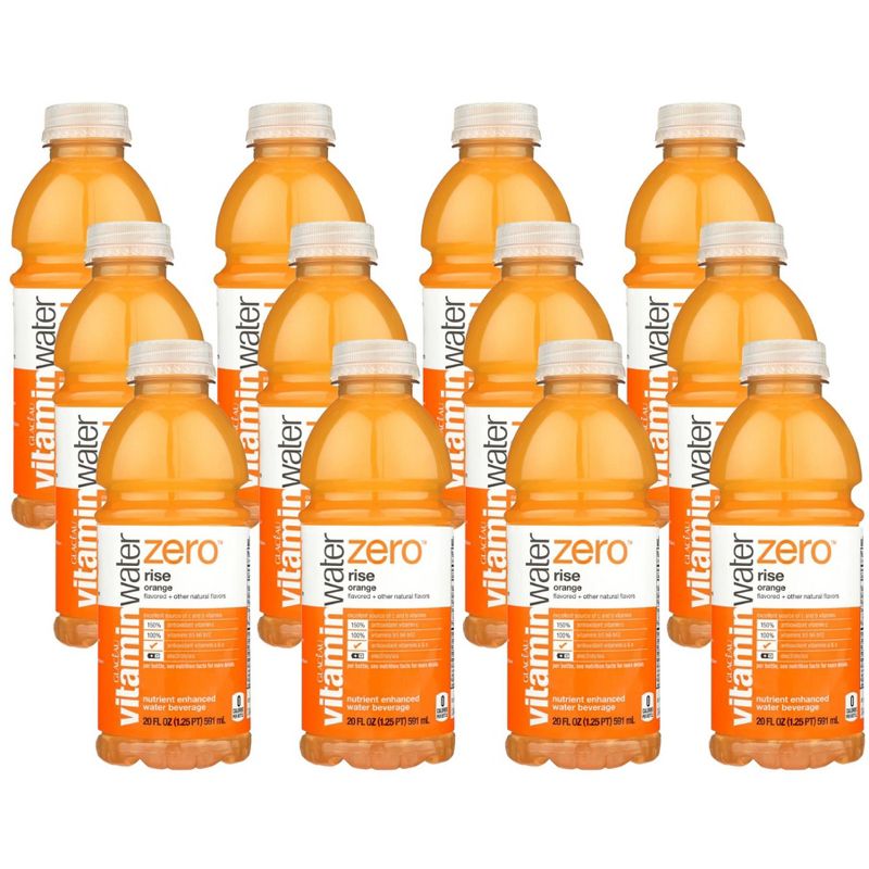 Glaceau Vitaminwater Zero Rise Orange - Case of 12/20 oz, 1 of 8