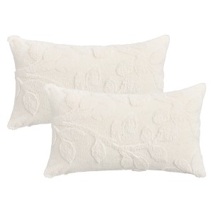 REGALWOVEN Fade Resistant Modern Plush Square Throw Pillow Covers 2 Pcs - 1 of 4