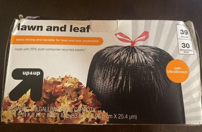 Extra-strong Lawn And Leaf Drawstring Trash Bags - 39 Gallon/30ct - Up &  Up™ : Target