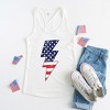 Simply Sage Market Women's America Lightning Bolt Racerback Graphic Tank - 3 of 3