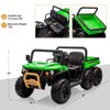 2 Seater Ride On Car for Kids w/Parent Remote Control, 24v Ride On Dump Truck with Shovel, Music Player, Kids Utv Ride On Truck - 2 of 4