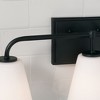 Capital Lighting Brody 3 - Light Vanity in  Matte Black - 3 of 4