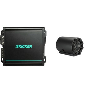 Kicker Pontoon - Tritoon Boat Audio Upgrade, Bass Package 10" 46CWTB102 Sub Enclosure & 48KXMA8001 Marine Amplifier - 1 of 4