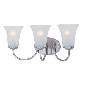 Maxim Lighting Logan 3 - Light Vanity in  Satin Nickel - 1 of 1